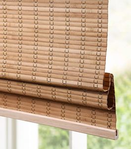 Customizable Cordless <strong>Bamboo</strong> Roller <strong>Blind</strong> Factory <strong>Indoor</strong> Roman <strong>Blind</strong> for Home Office or Hotel Use - Product Image 2