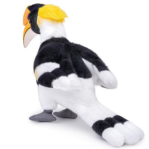 ตุ๊กตาฮอร์นบิลแบบกำหนดเองได้ 8736 ตัว ของเล่นตุ๊กตานกป่าขนนุ่มพิเศษ เหมาะสำหรับเป็นของขวัญสำหรับเด็กและคนรักธรรมชาติ - Product Image 3