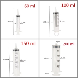 <span class=keywords><strong>Seringue</strong></span> d'alimentation pour oiseaux 60ml/100ml/150ml/<span class=keywords><strong>200ml</strong></span> – Flacon pompe en plastique pour liquides alimentaires pour animaux de compagnie – Machine d'injection - Product Image 2
