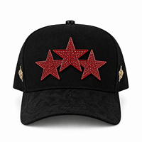 Casquettes de sport en daim brodées personnalisées OEM/ODM, casquettes structurées à 5 panneaux, casquettes trucker épaisses à 3 étoiles, casquettes épaisses originales, Gorras