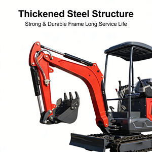 מיני מחפר 1.2 טון 12Q זחלי עם צג LED, אופציית מסילות פלדה, מנוע KOOP, תיבת הילוכים מיובאת, לשימוש ביתי ולגינון - Product Image 5