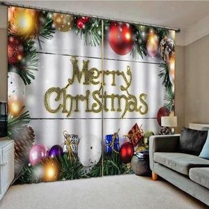 Christmas Pattern <b>Window</b> Drapes for Living Room and Bedroom Home Decor Blinds <b>Shades</b> & Shutters - Product Image 3