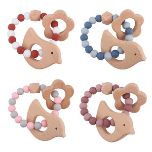 Offre Spéciale hêtre oiseau conception <span class=keywords><strong>anneau</strong></span> de <span class=keywords><strong>dentition</strong></span> bébé mâcher <span class=keywords><strong>Silicone</strong></span> perles jouet de <span class=keywords><strong>dentition</strong></span> bébé <span class=keywords><strong>Silicone</strong></span> apaisant morsure jouet <span class=keywords><strong>anneau</strong></span> de <span class=keywords><strong>dentition</strong></span> pour bébé - Product Image 1
