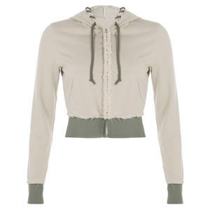 2-teiliges Set Damen Zip Up Jacke Jogging hose Lässig Zweiteilige Jogger Hoodie Sets Damen Trainings anzug Outfits - Product Image 5