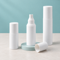 Flacon vaporisateur corporel 80ml 100ml 120ml 150ml en PET blanc avec pulvérisateur fin, contenant vide en plastique pour spray capillaire, emballage pour soins personnels