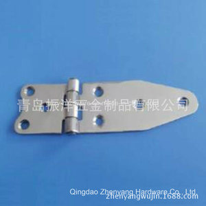 บานพับประตูสแตนเลส L-0101-0601 4 รู 180 องศา ดีไซน์อุตสาหกรรม - Product Image 1