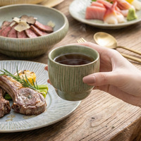 Tasse à thé en céramique de style japonais rétro, tasses à thé en porcelaine, tasses à saké, tasses à café, tasses à vin, tasses à eau, tasses à thé pour l'après-midi