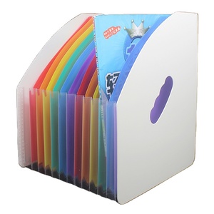 Expandable Plastic File Storage Holder Paper Office Box File Folder Organizer