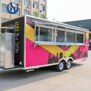 Churros Bỏng Ngô Thương Mại Trailer Thức Ăn Nhanh Giỏ Ô Pod Bán Hàng Tự Động Máy Pha Cà Phê Cho Bán - Product Image 3