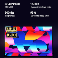 Moniteur de jeu OLED 4K ultra-fin 16 pouces, 60 Hz, pliable, écran extensible pour ordinateur portable, écran externe USB-C pour le travail et les jeux, vente flash