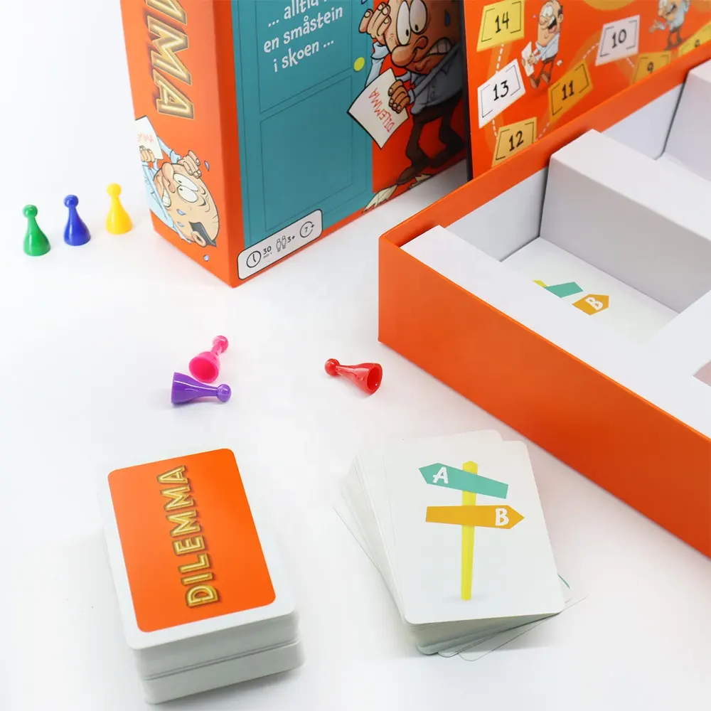 Nuovo Arrivo Classico Per Bambini Di Carta Carte di Stampa di Giochi Da Tavolo Educativi per i bambini