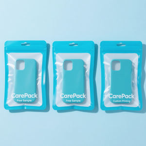 Transparente Front Wieder versch ließbare <span class=keywords><strong>PET</strong></span> Mobile wasserdichte Plastiktüten für iPhone 17 Paket - Product Image 1