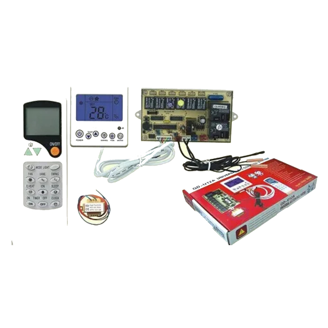 QD-U12A Universal Air Conditioner Control Board PCB With Remote Control System AC Main Board Replacement Spare Parts OEM