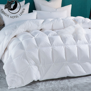 Edredón de calidad de 5 estrellas para Hotel, edredón con plumas de ganso, tamaño Queen y King, color blanco - Product Image 4