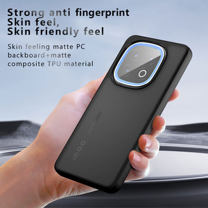 Para vivo <span class=keywords><strong>iQOO</strong></span> 13 12 / Neo <span class=keywords><strong>10</strong></span> 9 9s <span class=keywords><strong>Pro</strong></span>/Z9s T3 <span class=keywords><strong>Pro</strong></span> Z5 Z9 Turbo funda ultrafina suave TPU marco transparente mate PC funda Coque Fundas - Product Image 2