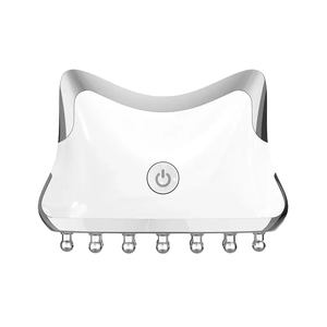 เครื่องนวดหน้าและผิวกายแบบพกพา ดีไซน์ใหม่ ใช้พอร์ต USB ผลิตจากวัสดุ ABS พร้อมแผ่นกัวซาไฟฟ้าและอุปกรณ์เสริม  พร้อมระบบ EMS สำหรับนวดหน้าและผิวกาย - Product Image 4