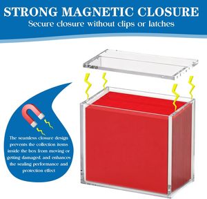 Étui de protection en acrylique anti-UV à aimants puissants pour collection Super Premium Prismatic Evolutions SPC - Product Image 4