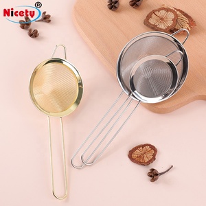 Thép không gỉ lưới lọc tốt thiết lập cho nhà bếp colander sàng sifters với dài xử lý cho trà cà phê bột Fry nước trái cây gạo - Product Image 3