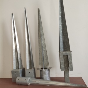 Ancre de tige carrée en acier métal Q235, Support de clôture en <span class=keywords><strong>bois</strong></span> - Product Image 6