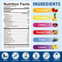 Boissons instantanées Lenm Custom Electrolytes Hydration Balance Collagen pour les vitamines B6 B12 S Kin RapidH Ydration Energy Supplement