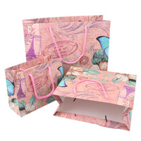 Bolsas de Regalo de Papel Especial Recubierto con Impresión Offset para Promoción y Uso en Supermercados, Reciclables