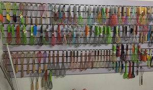 Phới đánh trứng <span class=keywords><strong>mini</strong></span> bằng silicon nhiều màu sắc, không dính, dùng tay, kiểu bóng bay - Product Image 5