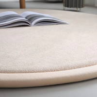 Großhandel Fabriklieferung Niedriger MOQ Maschinengefertigter Korallenvelours Maßgefertigter Memory-Schaum Teppich Dicker Baby- und Kinderspielteppich Bodenmatte