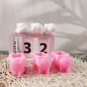 Moldes de fundición de resina hechos a mano para adornos decorativos de estilo Ins DIY para molde de silicona de conejo W0502 herramientas para pasteles - Product Image 5