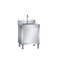 Cuvette commerciale adaptée aux besoins du client d'acier inoxydable banc libre de travail en bois de carburant électrique simple double cuvette hôtel Restaurant