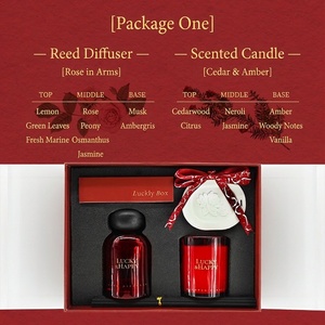 Traditional Chinese Style Aroma Gift Box Scented Candle Fragrance Stone <b>Essential</b> <b>Oil</b> <b>Set</b> For Indoor Decor - Product Image 3