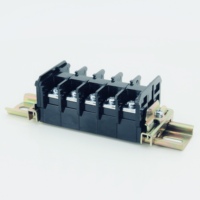Bloc de terminaison de transformateur sur rail DIN en matériau PC de haute qualité JHY1-63A, personnalisable, 660V, certifié CE, connexion par boulons