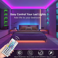 Ruban LED RGB 5m 10m 20m 30m, éclairage LED pour pièce, ruban flexible, lumières LED pour rétroéclairage de télévision, décoration de chambre à coucher