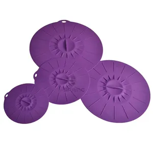 5 Pieces Set Silicone Covers Cup Cover Pot Cover For Kitchen