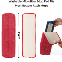 Chiffons de rechange pour balai serpillère plat en microfibre MSJ, faciles à utiliser, haute efficacité, lavables, outils de nettoyage de sol