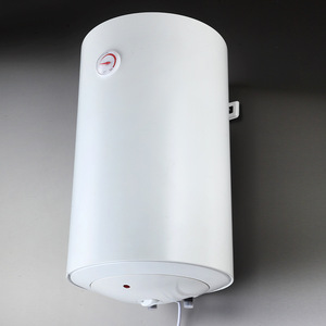 Calentador de agua eléctrico de almacenamiento, montado en la pared, de 35 a 75 grados Celsius, para uso doméstico, con carcasa de plástico. - Product Image 1