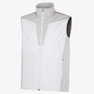 Customizable Men's Winter Outdoor Reversible Waterproof Polyester/Cotton Casual Sleeveless Vest with Pocket - Product Image 3