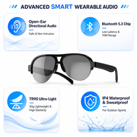 Lunettes audio intelligentes IA pour Android avec écran tactile et caméra pour traduction Bluetooth – Prix compétitif – Usine OEM et ODM