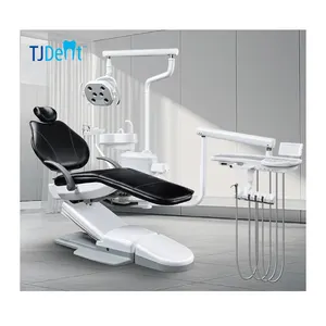 כיסא שיניים איכותי מאושר CE לידיים שמאל עם כיסא ארונומי למטופל כיסא שיניים חדש