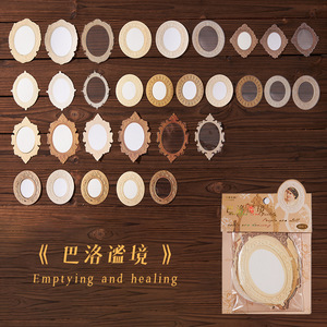 30 pcs/pack Vintage Sticker Pack Time Collection Manuel Matériel Décoratif Collage Autocollant Bloc-Notes - Product Image 6