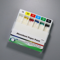 Point de papier codé par couleur Absorbant dentaire stérilisé Points de papier absorbant dentaire