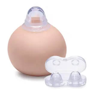 BPA miễn phí Teether chuỗi chủ mềm Silicone núm vú Túi Silicone làm dịu núm vú trường hợp Dummy Clip bé núm vú hộp