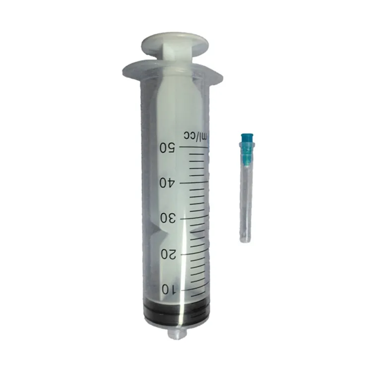 Wuzhou Medical Disposable Syringe Medical Grade PP Disposable Syringe With Luer Lock And Slip 50ML 60ML Syringe