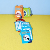 Boîte fabricant d'impression cartes à gratter personnalisées en relief parfum échantillon carte à jouer cartes Flash avec boîte pour enfants éducatifs