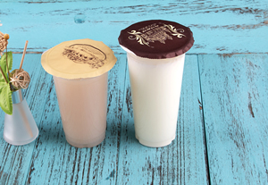 Grandes tasses à <span class=keywords><strong>milkshake</strong></span> avec couvercles bombés et pailles Vaisselle en <span class=keywords><strong>plastique</strong></span> transparent <span class=keywords><strong>Verre</strong></span> à jus - Product Image 5