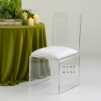 Chaises empilables en acrylique durables en gros pour hôtels, mariages, banquets et événements - Mobilier de location commercial
