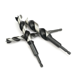 Brocas de Perforación de Metal de Acero 40CR de 230 mm de Longitud, Anti-Atascamiento, Cambio Rápido, Vástago Hexagonal, Acabado de Óxido Negro - Product Image 2
