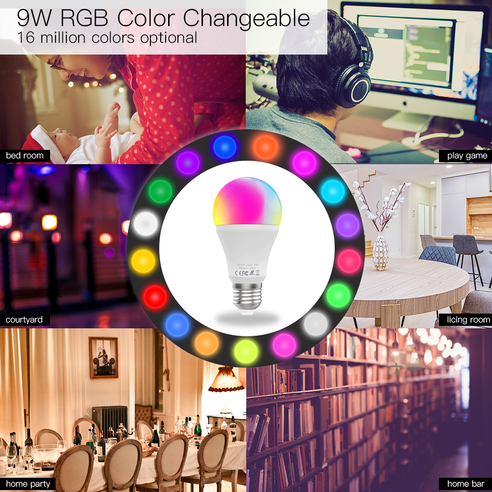 Ampoule Intelligente E14 Avatar Controls - RGBCW 5W, Musique & Alexa/Google - Lot Économique