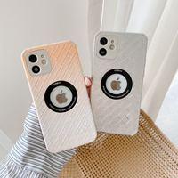 Étui de téléphone portable en cuir coloré pour iPhone 12 13 14 15 16 17 18 Pro Max, design populaire