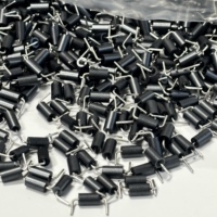 Perles de ferrite au plomb BEAD, noyaux de filtre EMI, composants de suppression du bruit haute fréquence, types axiaux et radiaux, enroulés, 2,5-14 mm