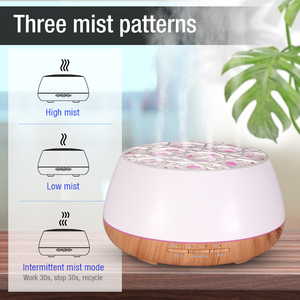 Difusor de aceite esencial de 500ml, <span class=keywords><strong>humidificador</strong></span> de niebla fría con Control remoto, luz LED de 7 colores que cambia de Color - Product Image 6